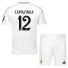 Conjunto (Camiseta+Pantalón Corto) Real Madrid Camavinga 12 Primera Equipación 2024-25 - Niño